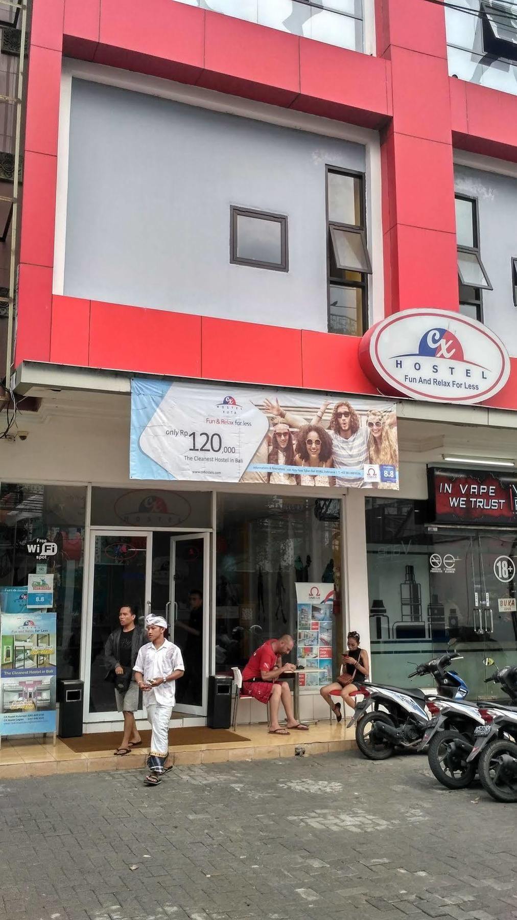 Cx Hostel Kuta Raya Zewnętrze zdjęcie